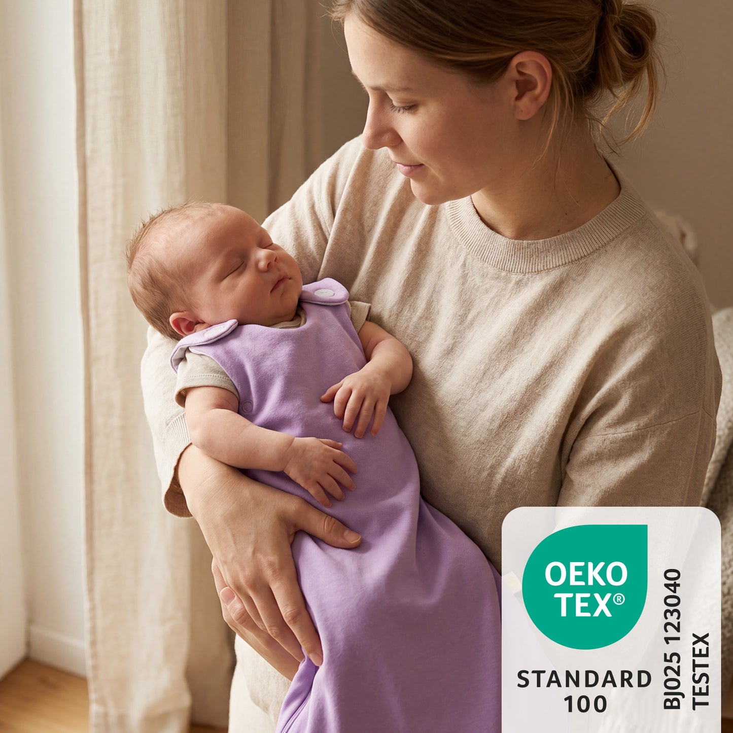 Babyschlafsack 2.5 TOG_Lavendel_OEKOTEX_1207