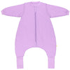 Schlafsack mit Füßen und umklappbaren Bündchen 3.5 TOG_Lavendel_Vorderseite_1209