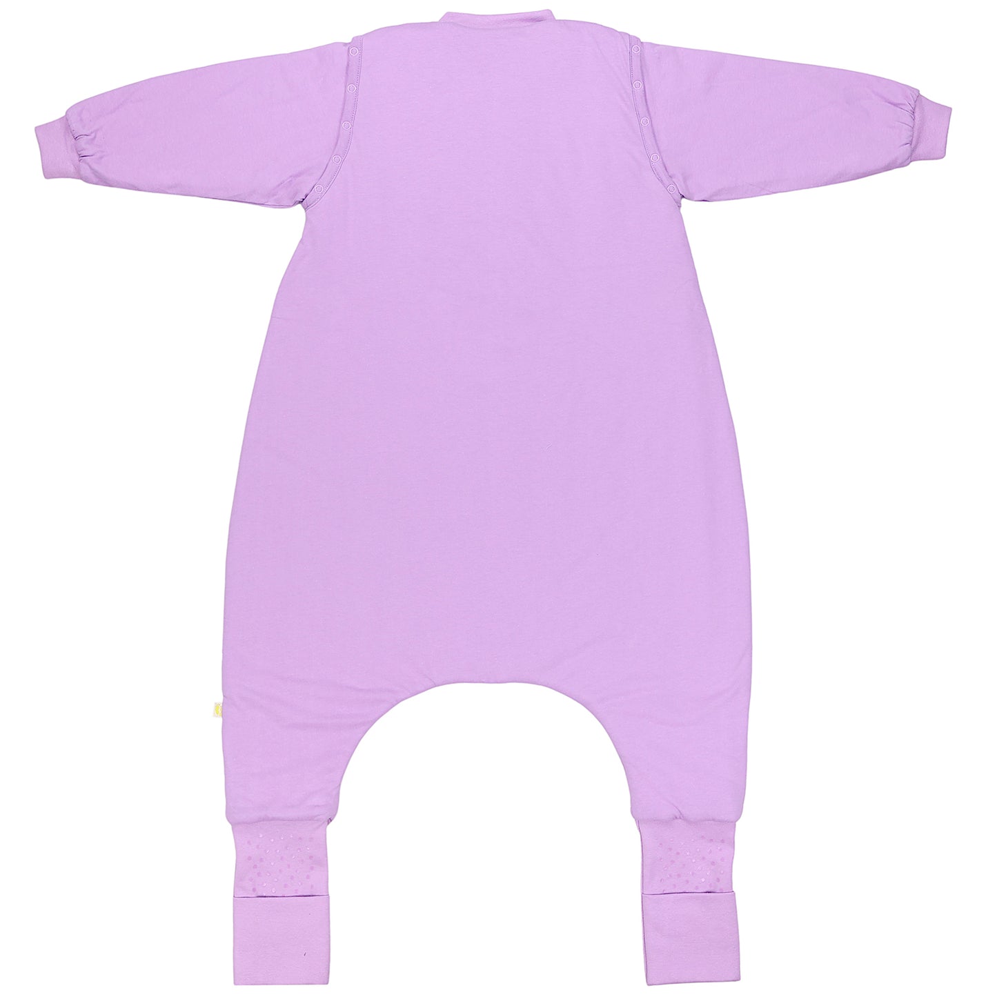 Schlafsack mit Füßen und umklappbaren Bündchen 3.5 TOG_Lavendel_Rückseite_1209