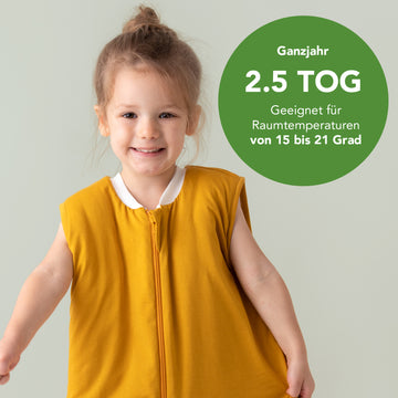ganzjahres schlafsack 130 cm Ganzjahres Schlafsack mit Füßen, 2.5 TOG