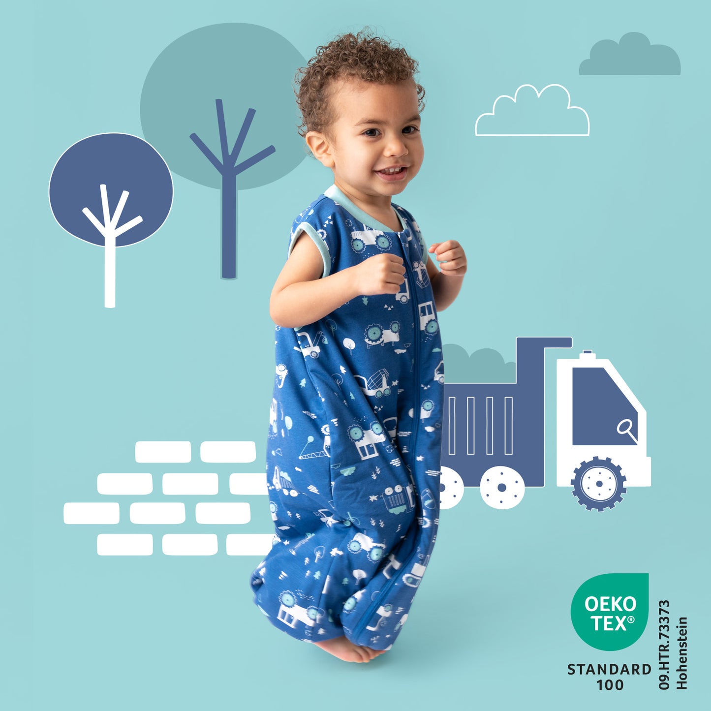 Schlafsack mit Füßen und umklappbaren Bündchen 1.0 TOG_Bagger_418_2 - (Bild-51)