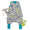 Schlafsack mit Füßen und umklappbaren Bündchen 1.0 TOG_Dinosaurier_Vorderseite_418