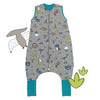 Schlafsack mit Füßen und umklappbaren Bündchen 1.0 TOG_Dinosaurier_Vorderseite_418
