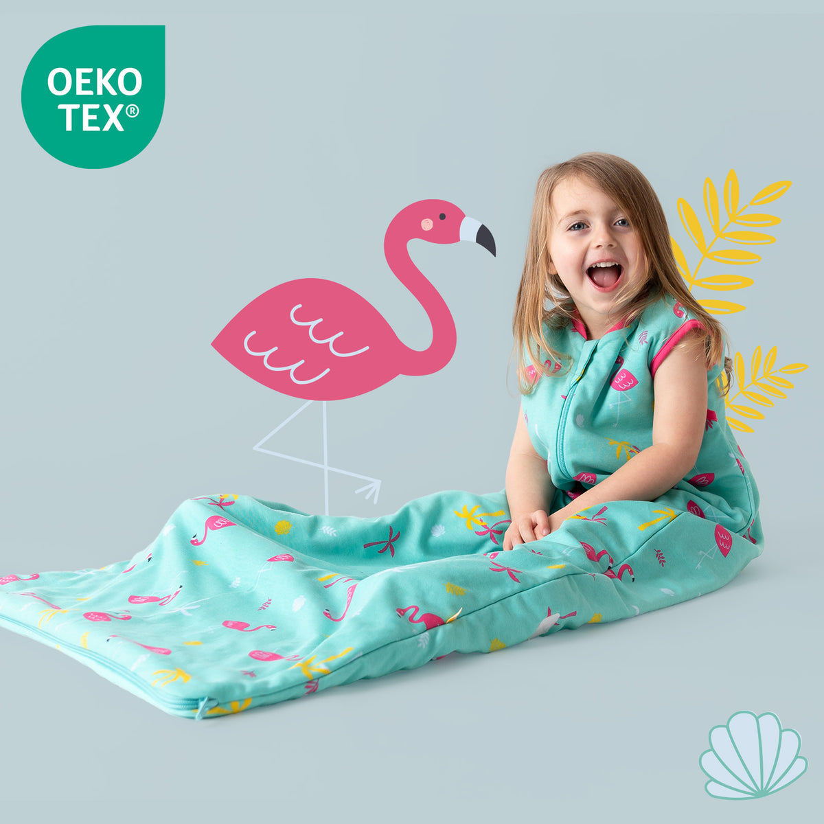 Bio Babyschlafsack 1.0 TOG_Flamingo_OEKOTEX_421