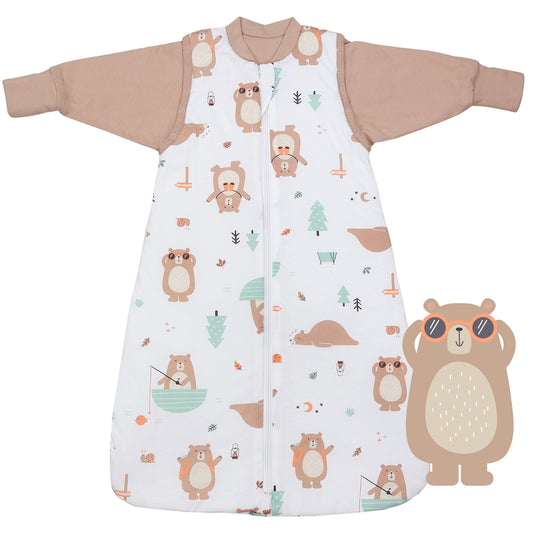 Babyschlafsack 2.5 TOG_Entdecker Bär_Vorderseite_465