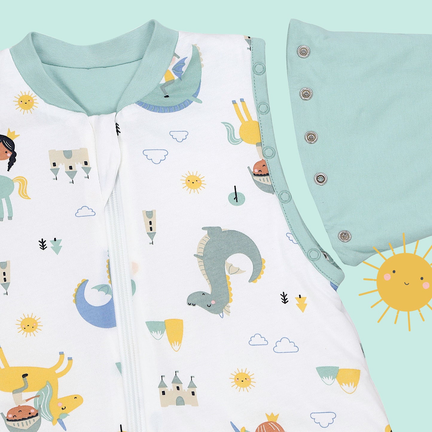 Babyschlafsack 2.5 TOG_Fantasia_Armausschnitt_465