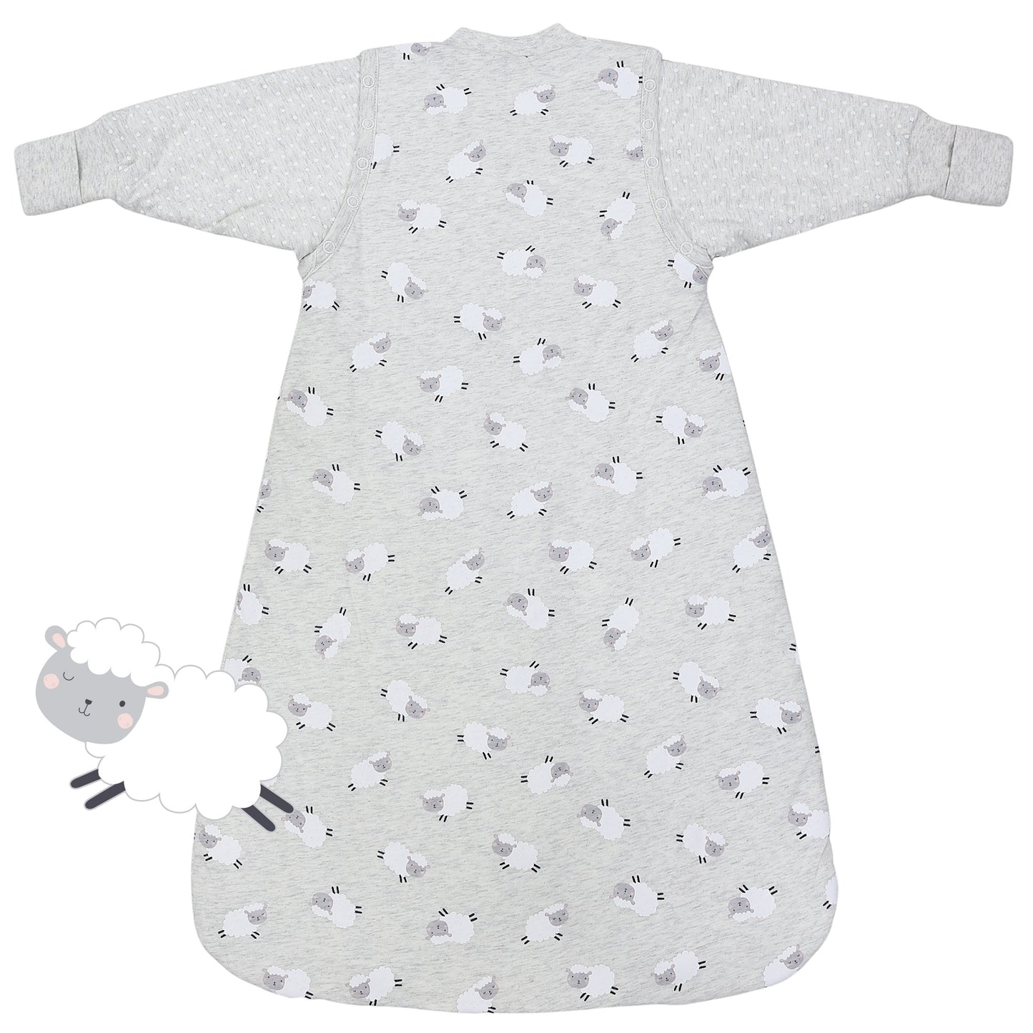 Babyschlafsack 2.5 TOG_Schäfchen_Rückseite_465