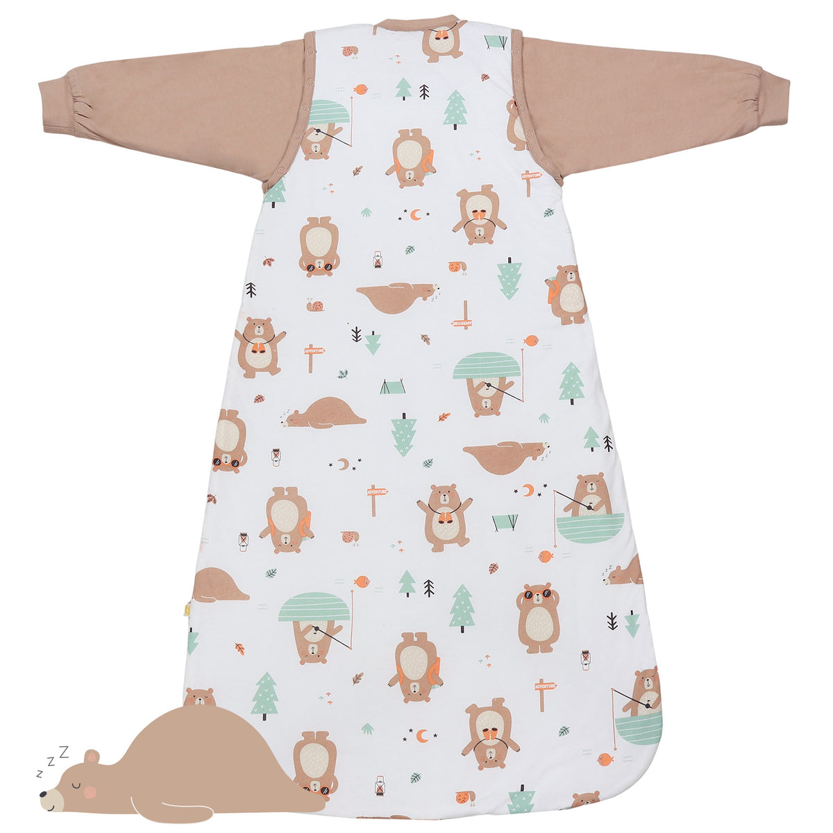 Babyschlafsack 3.5 TOG_Entdecker Bär_Rückseite_471