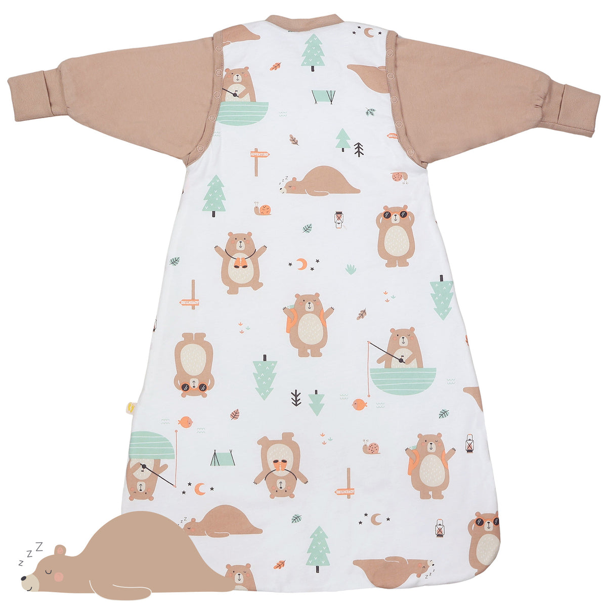 Babyschlafsack 3.5 TOG_Entdecker Bär_Rückseite_471