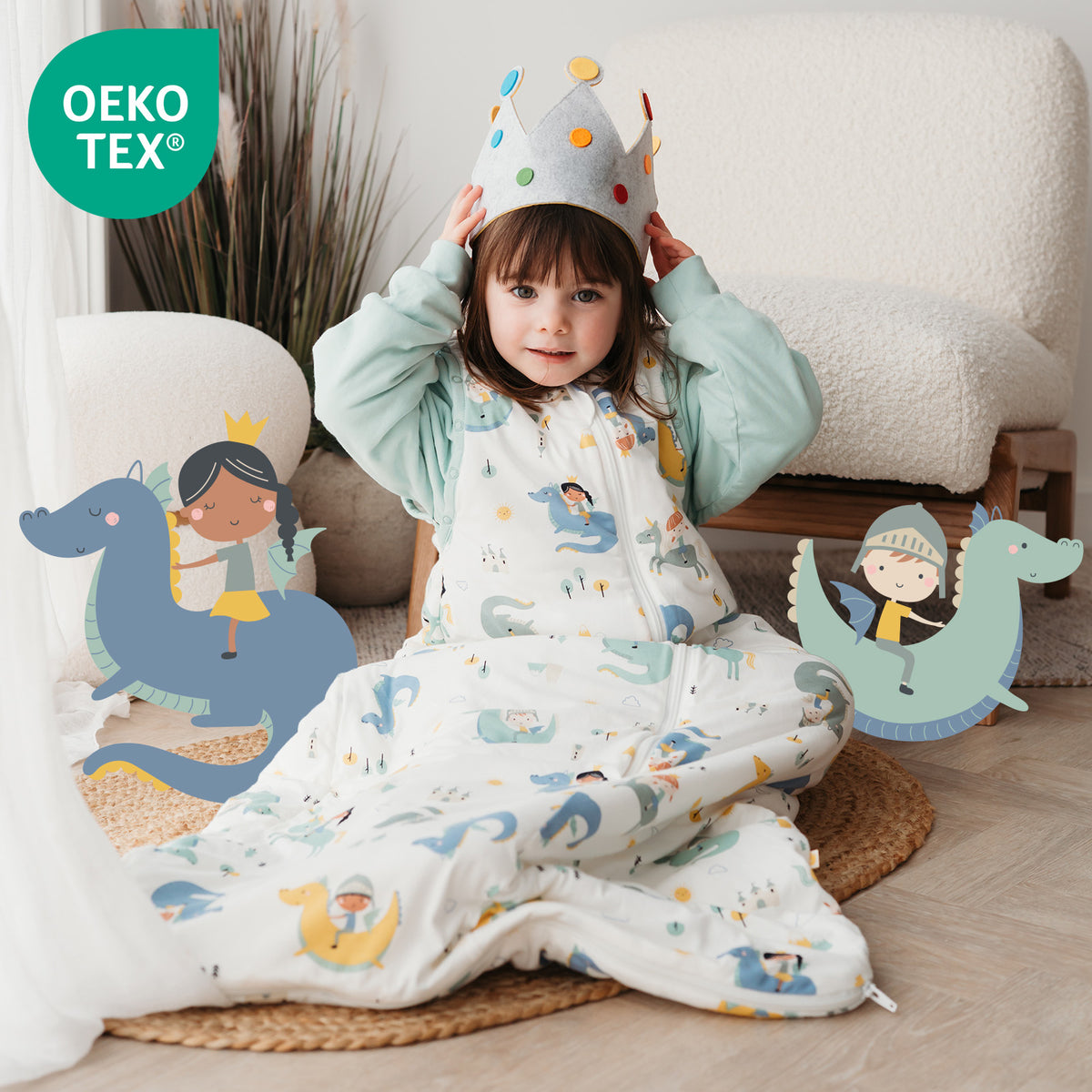 Babyschlafsack 3.5 TOG_Fantasia_OEKOTEX_471