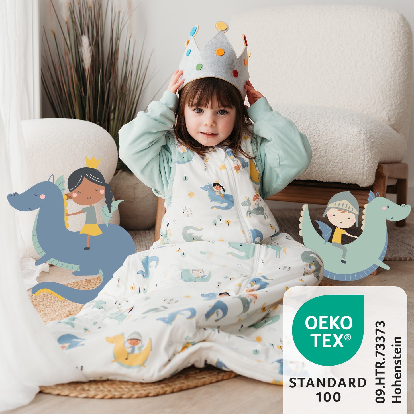 Babyschlafsack 3.5 TOG_Fantasia_OEKOTEX_471