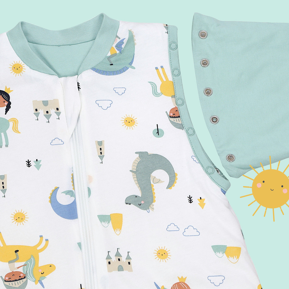 Babyschlafsack 3.5 TOG_Fantasia_Armausschnitt_471