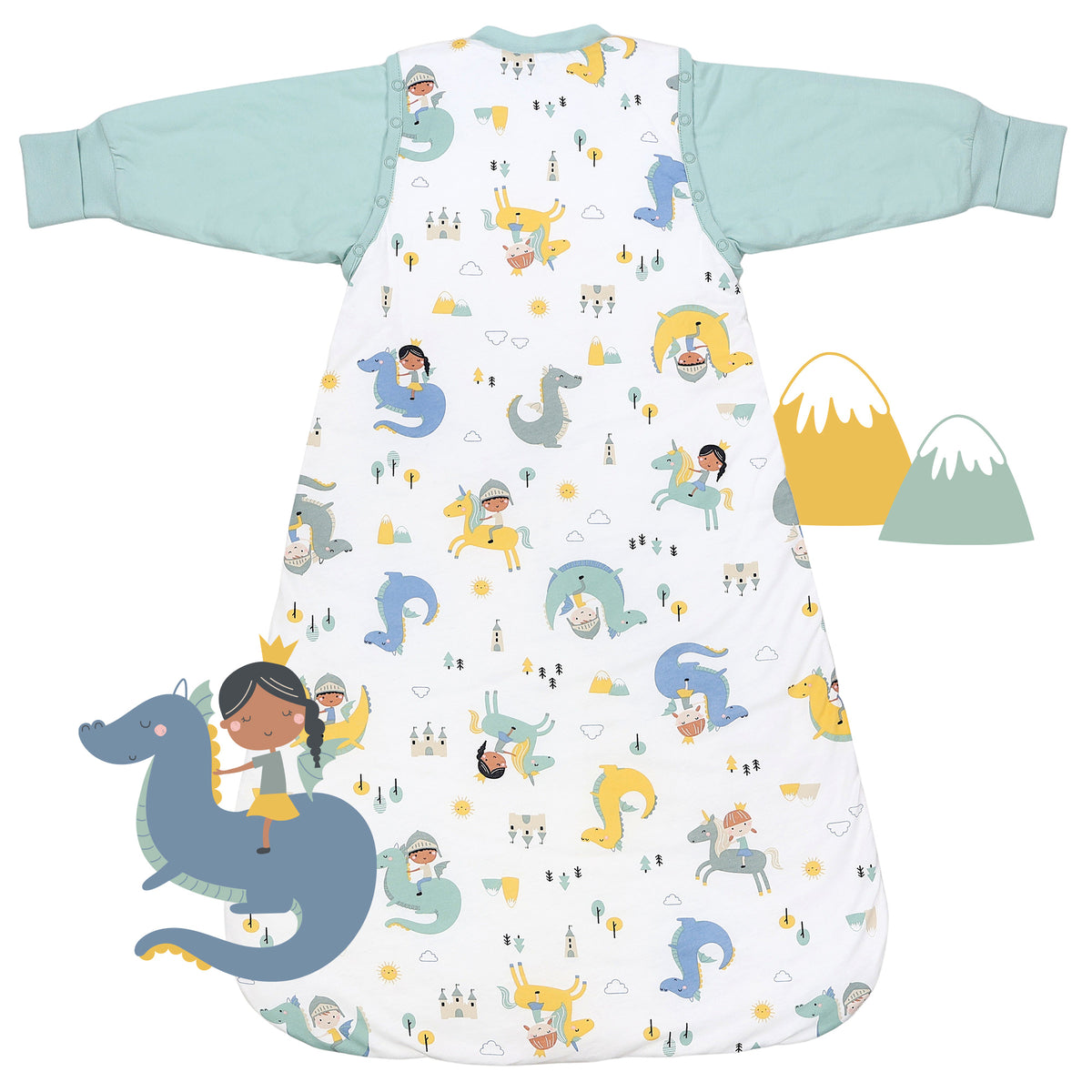 Babyschlafsack 3.5 TOG_Fantasia_Rückseite_471