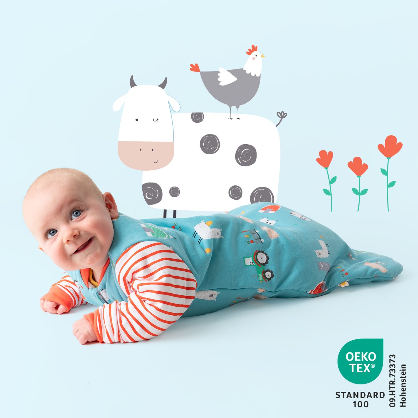 Bio Babyschlafsack 3.5 TOG_Bauernhof_472_2 - (Bild-10)