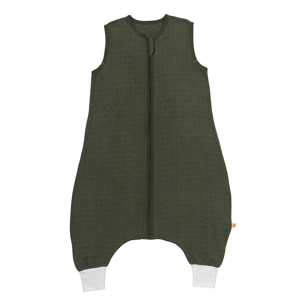 Musselin Schlafsack mit Füßen 0.5 Tog_Olive_1_422