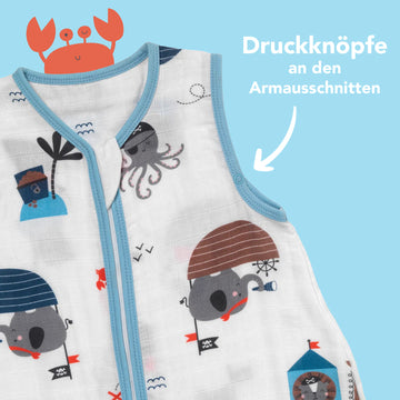 schlafsack musselin 0 5 tog Musselin Babyschlafsack, 0.5 TOG
