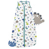 Musselin Babyschlafsack 0.5 TOG_Dinosaurier_Vorderseite_415