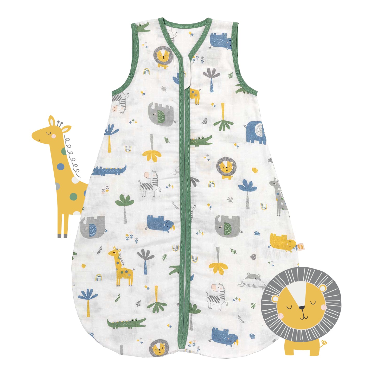 musselin schlafsack schlummersack Musselin Babyschlafsack, 0.5 TOG