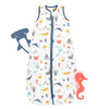 Musselin Babyschlafsack 0.5 TOG_Meerestiere_Vorderseite_415