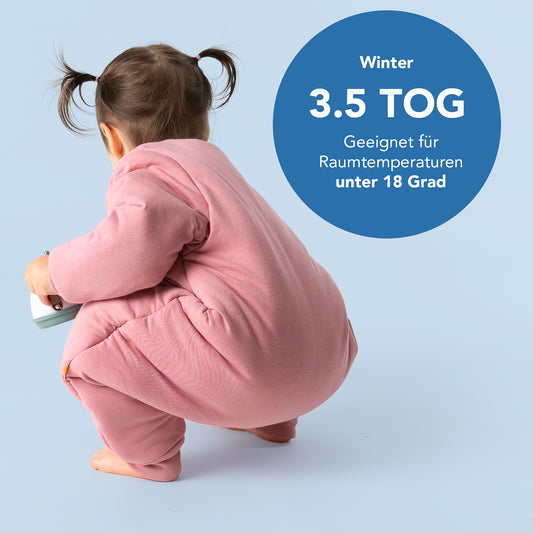 Schlafsack mit Füßen, 3.5 TOG Olive - (Bild-8)