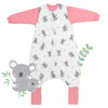 Schlafsack mit Füßen und umklappbaren Bündchen, 3.5 TOG Koala