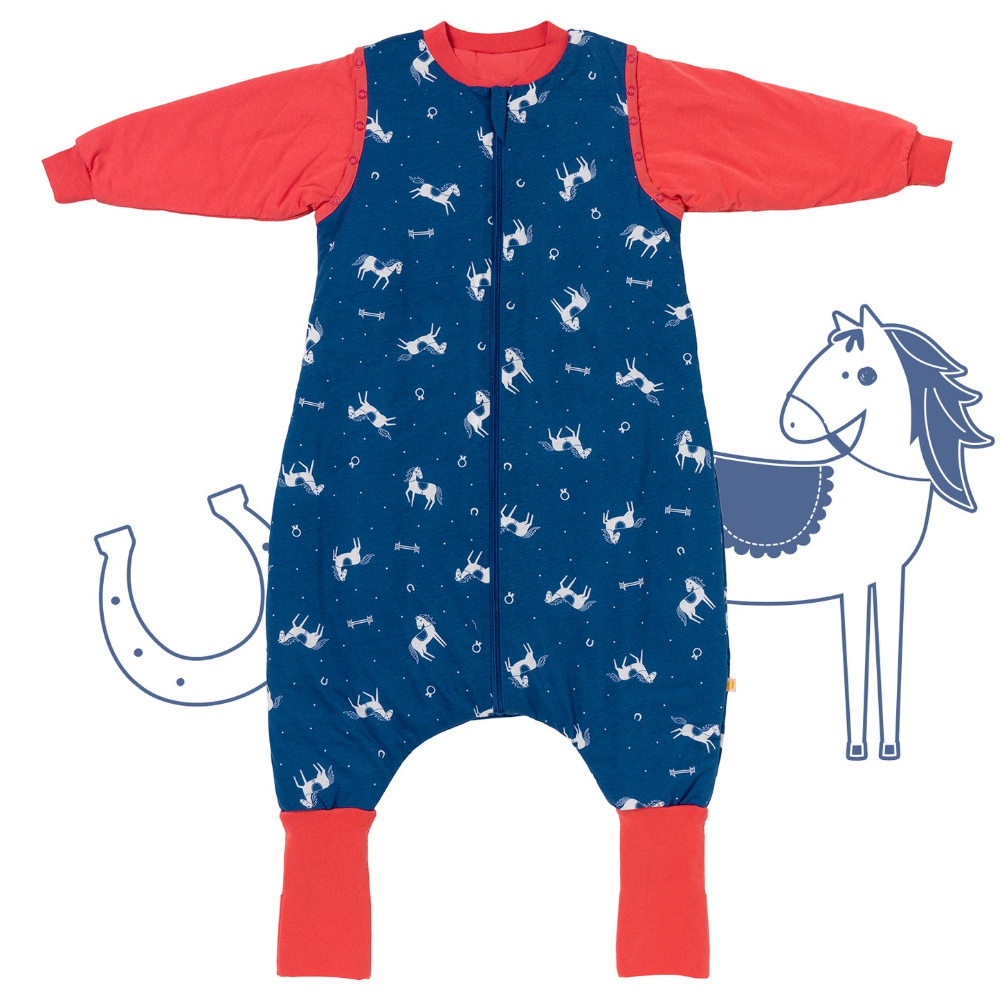 schlafsack mit beinen winter 3 5 tog Schlafsack mit Füßen und umklappbaren Bündchen, 3.5 TOG